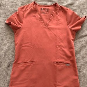 Figs Mauve Casma Three Pocket Scrub Top XS